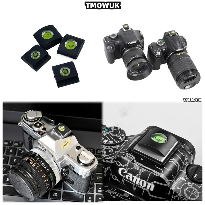 

For Canon EOS 400D 300D Rebel XSi XTi XT XS 1000D Hot Shoe Cover Cap DSLR Camera Flash Hot Shoe Bubble Spirit Level Accessories