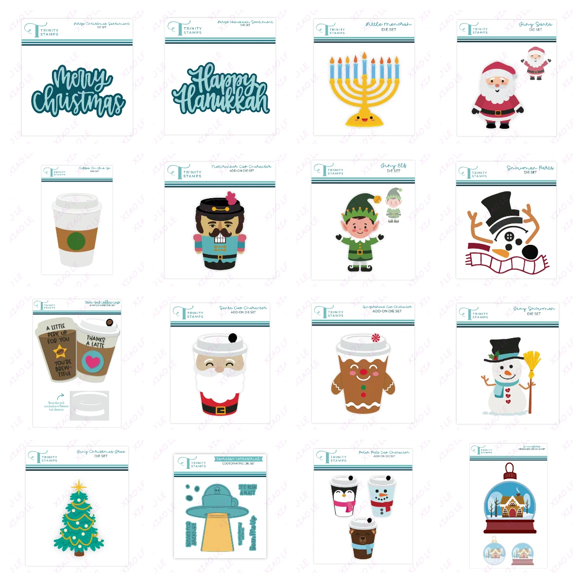 

Christmas Cup Character - Nutcracker Add-On Metal Cutting Dies Silicone Stamps Scrapbooking New Make Photo Album Card Diy Paper