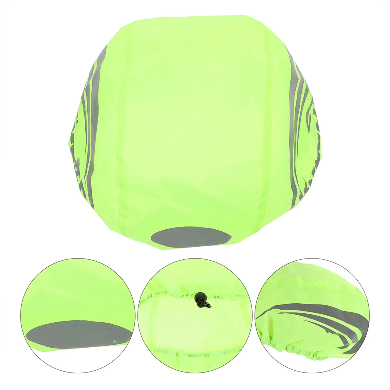 

2Pcs Rainproof Covers Waterproof Oxford Cloth Reflective Strip Cycling Protector Lightweight Foldable Bike