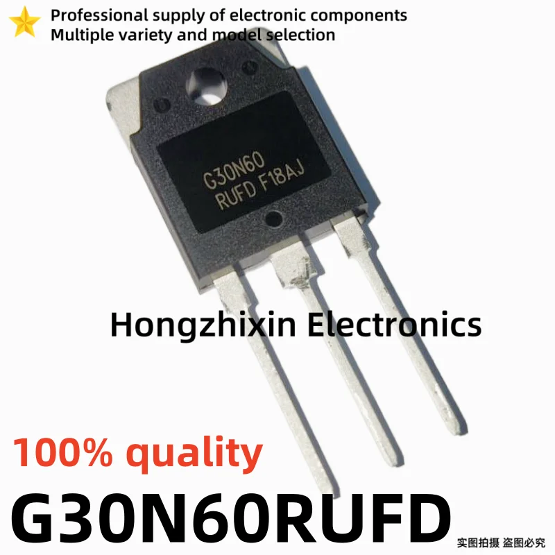 10PCS Brand new 100% quality G30N60 G30N60RUFD 30N60 TO-3P SGH30N60RUFD 30A600V MOSFET