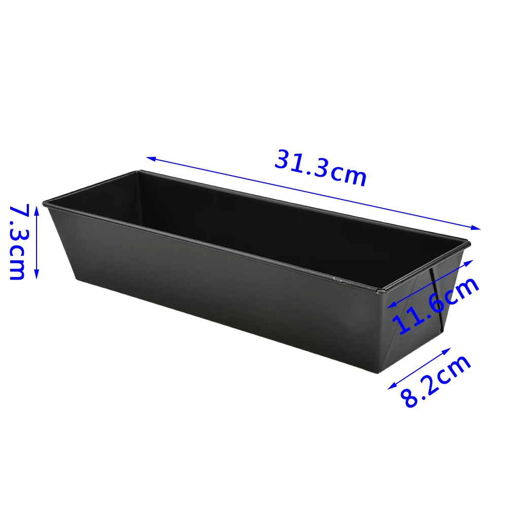 Carbon Steel Nonstick Rectangular Bread Loaf Pan Tray for Baking Cake and Bread with Easy Cleaning and Fast Heat Transfer