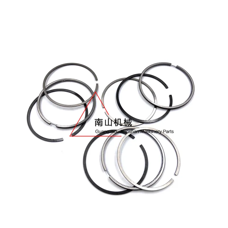 A set Engine piston ring  10/15/17/18 ROD 37NV70/3TNV76 engine piston excavator accessories