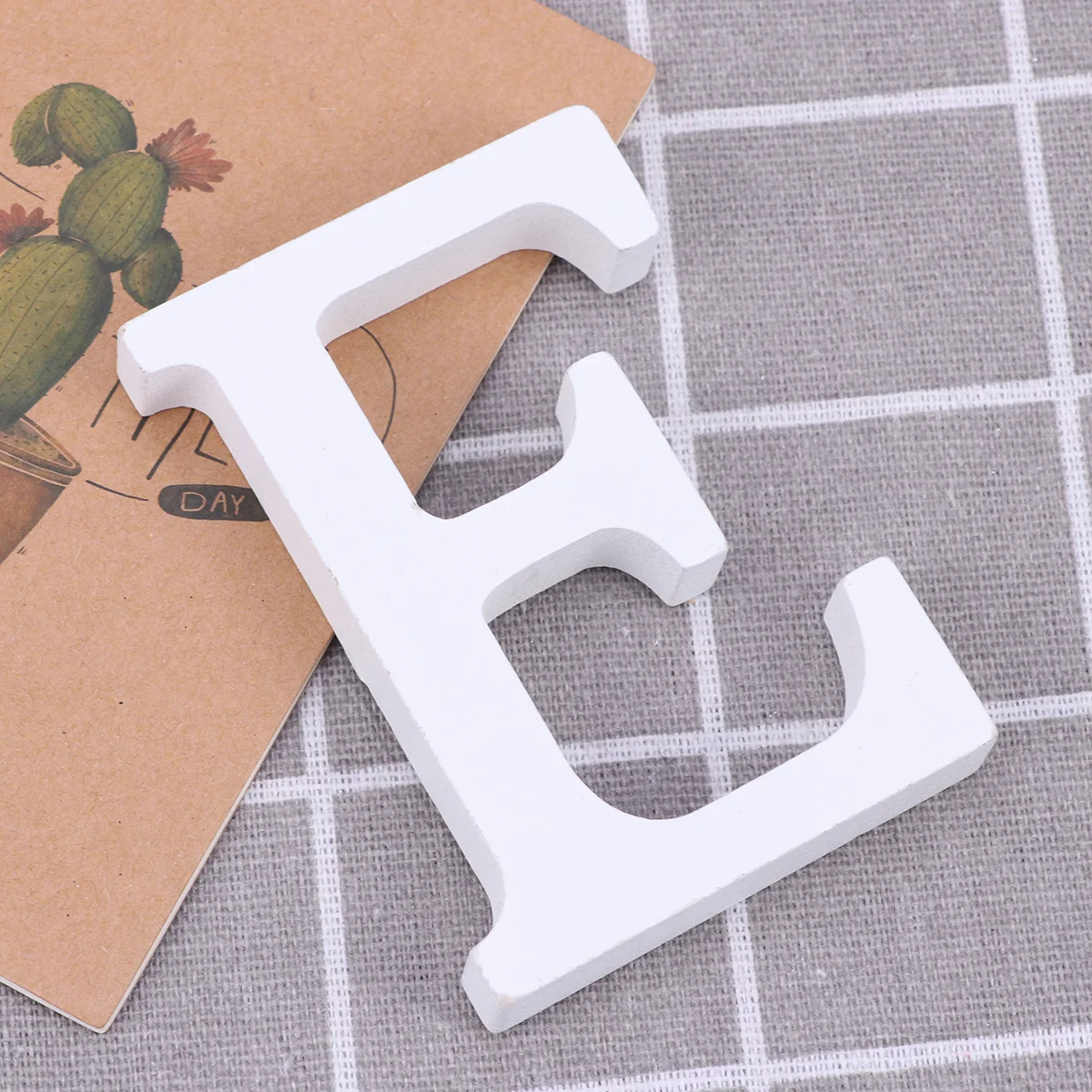 

Wooden Letter Decor Wedding Party Birthday Home Diy Alphabet E Educational Learning Wood Alphabet Standalone 8Cm White