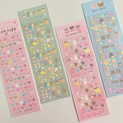 1PCS New Cute Stickers Korean Japanese Deco Scrapbooking Stickers Photocard Decor Kawaii Decorative Stickers Kpop Y 2k Small