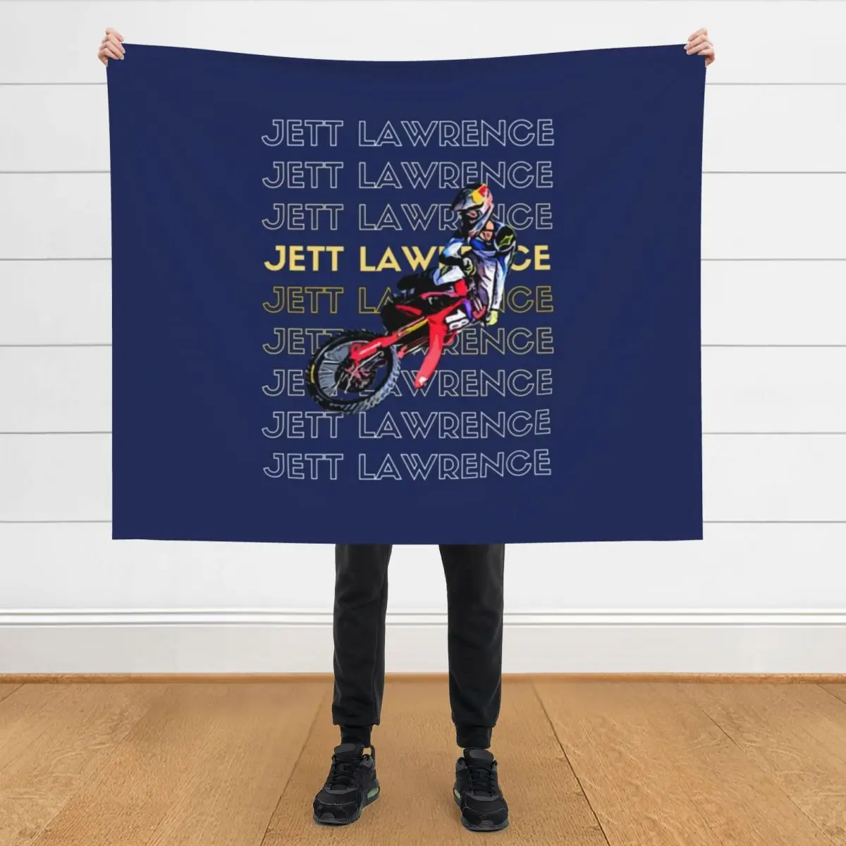 

Jett Lawrence x Throw Blanket Designers Multi-Purpose for sofa Blankets