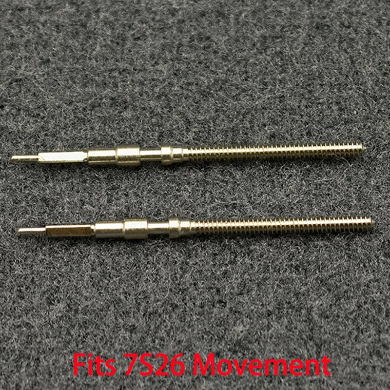 2PCS/4PCS 7S26 Stainless Steel Crown Movement Crown Stem Fits For 7S26 Automatic Mechanical Movement Stem Repair Parts