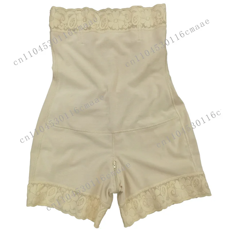 Suitable for one-piece women's clothing, high waist lace, non-slip, waist lift, hip lift, body, belly pants, breathable pants