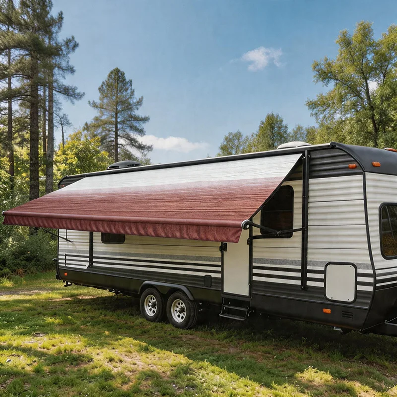 Car sunshade for outdoor RV and RV accessories, customizable