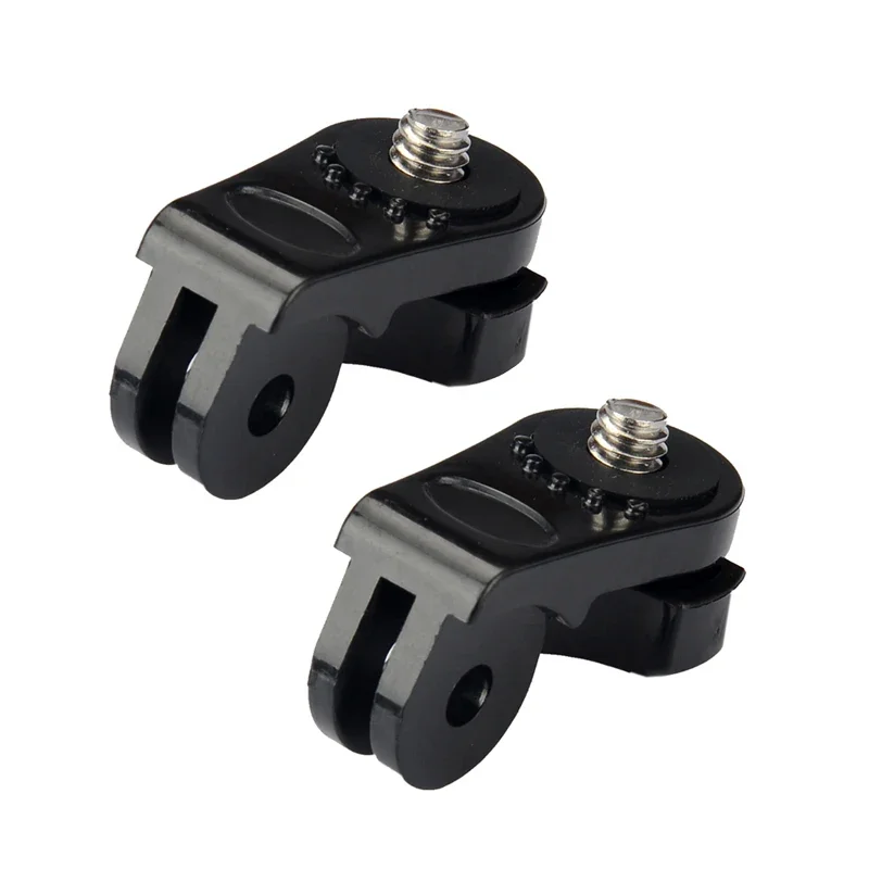 Переходник для экшн-камеры Xiaomi Yi, крепление с перемычкой, отверстие 1/4 дюйма, для спортивных камер GoPro, Sony, DJI, SJCAM, Mini Cam, HDR