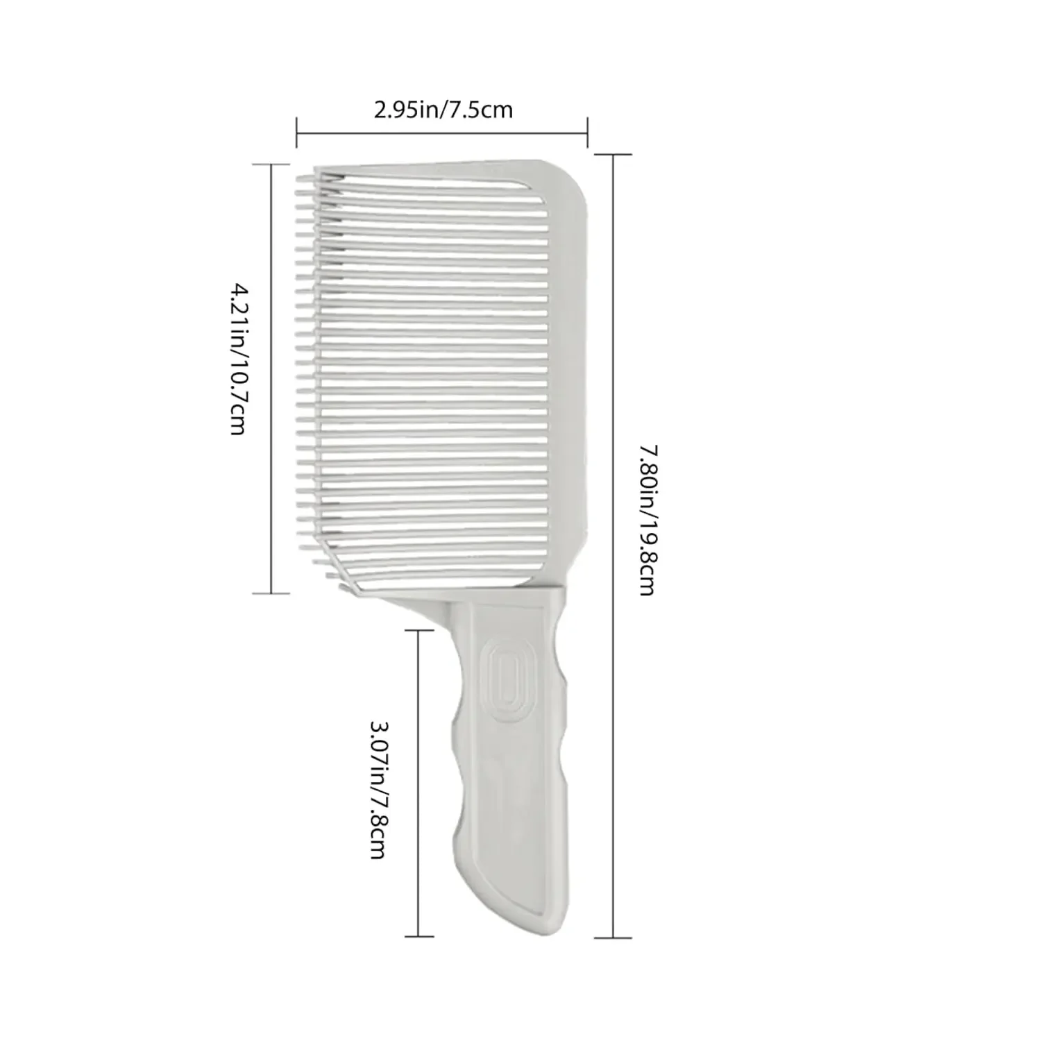 ed Professional Fading Comb Gradienter Design Hair Cutting for Men Salon Hairdressing Barber Hair Comb