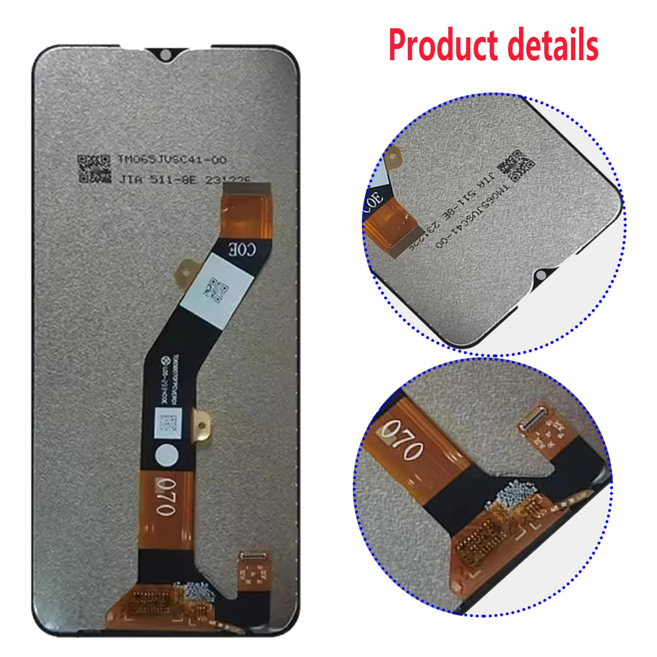 Mobile Phone LCD Screen For ZTE Blade A34 DIsplay Touch Screen Digitizer Panel Assembly Replacement Repair Parts