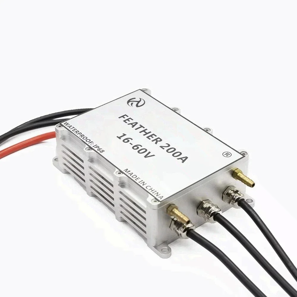 16-60V 200A Water-Cooled Brushless ESC Controller Programmable for Electric Boats/ROV/underwater Thrusters/Industrial Pumps