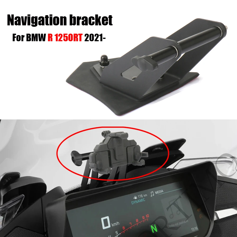 

New For BMW R 1250 RT R1250RT 2021 2022 2023-Motorcycle Navigation Bracket GPS Mount Device Carrier SMART PHONE Adapt Holder