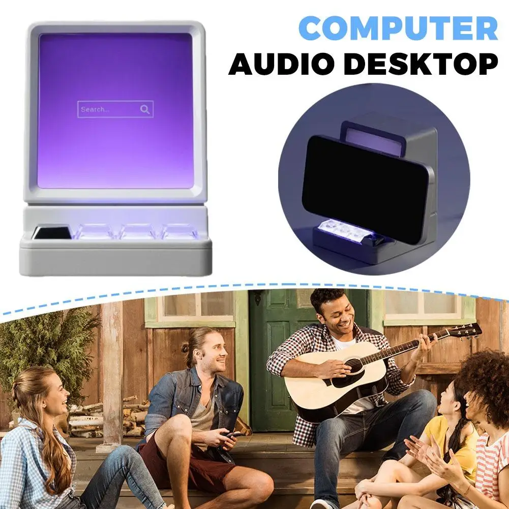 

Портативный Bluetooth-динамик, классический компьютерный аудиосистема, объемный звук на 360 градусов, аудио RGB, как компьютерное аудио