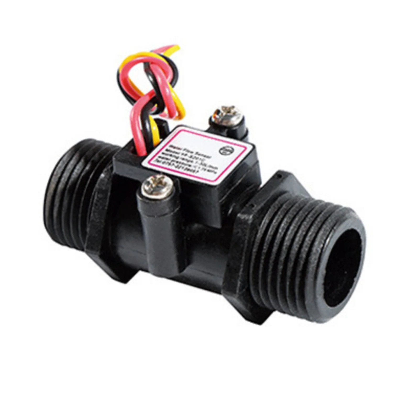 DC3.5-24V Water Flow Sensor G1/2 Inch Turbine Flowmeter Hall Flow Sensor Water Control Flow Sensor Switch YF-S201C