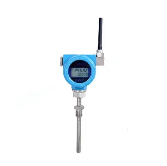 3.6V Lithium Battery Powered 1/2NPT Wireless Lora Temperature Transmitter