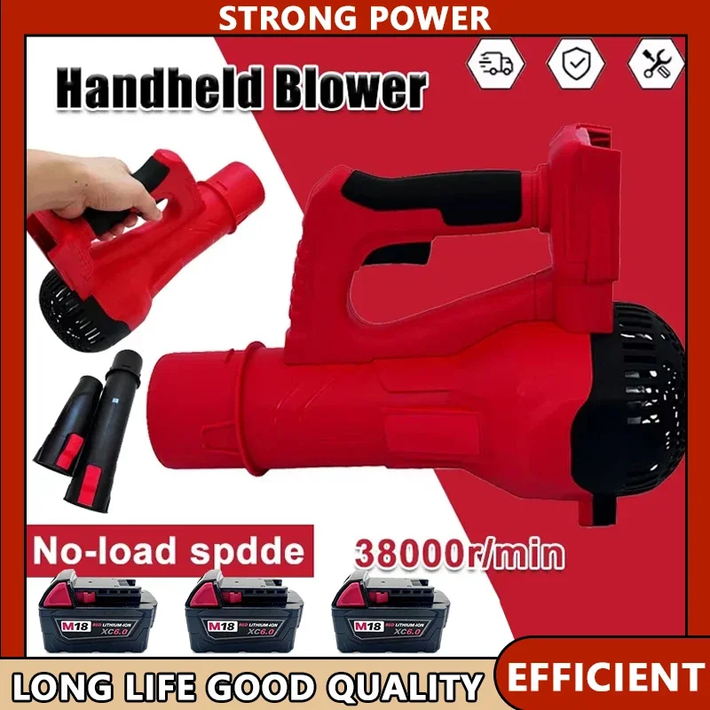 

Бесщеточная ручная воздуходувка-турбонадуватель для листьев, 38000 об/мин, для аккумуляторных электроинструментов Milwaukee 18В