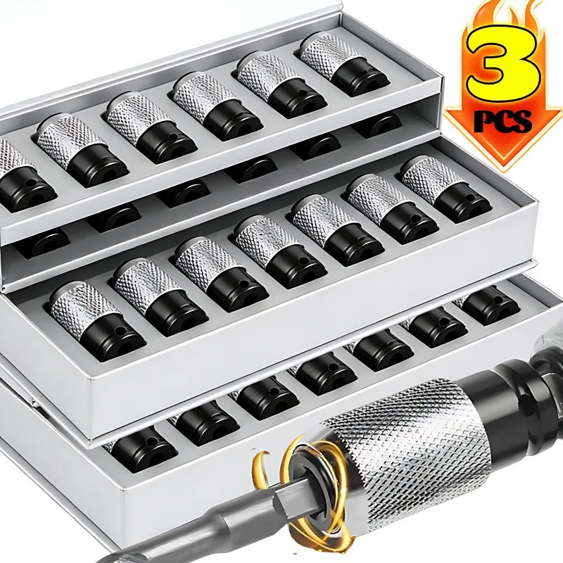 

Alloy Steel Electric Wrench Adapter Sturdy Hexagonal Conversion Connecting Rod SDS Round Universal Hexagon Converter Accessories