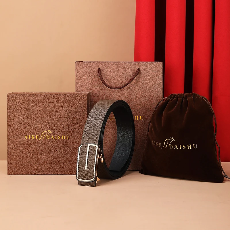 Coffee Full G letter Belts Men Luxury Famous Brand Designer Automatic Buckle Genuine Leather Fashion Exquisite Ceinture Homme