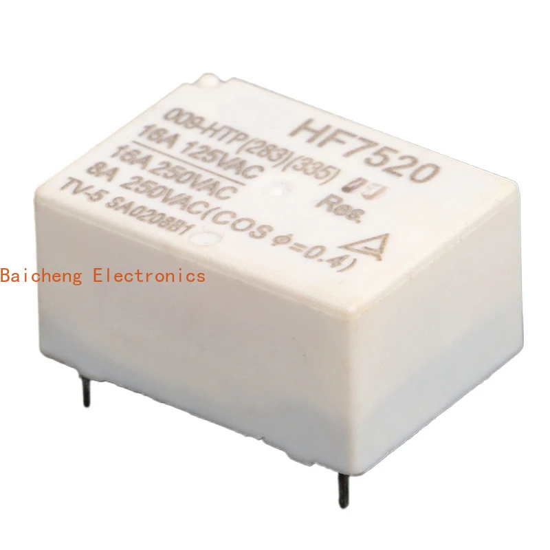 5PCS HF7520 009-HTP  16A 4pin Relay 4 Pin Constant Temperature Electric Heating Kettle Relay Replacement Part