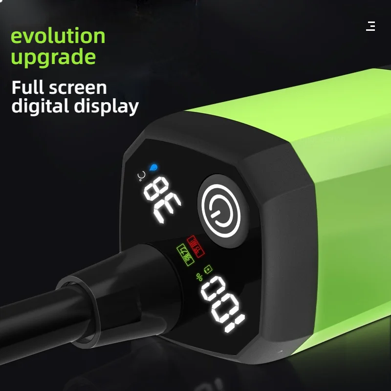 แบบพกพากลางแจ้ง Camping ชุดฝักบัวกันน้ําพร้อมจอแสดงผลดิจิตอลชาร์จไฟฟ้าปั๊มอาบน้ําเดินป่าท่องเที่ยวรดน้ําสัตว์เลี้ยง