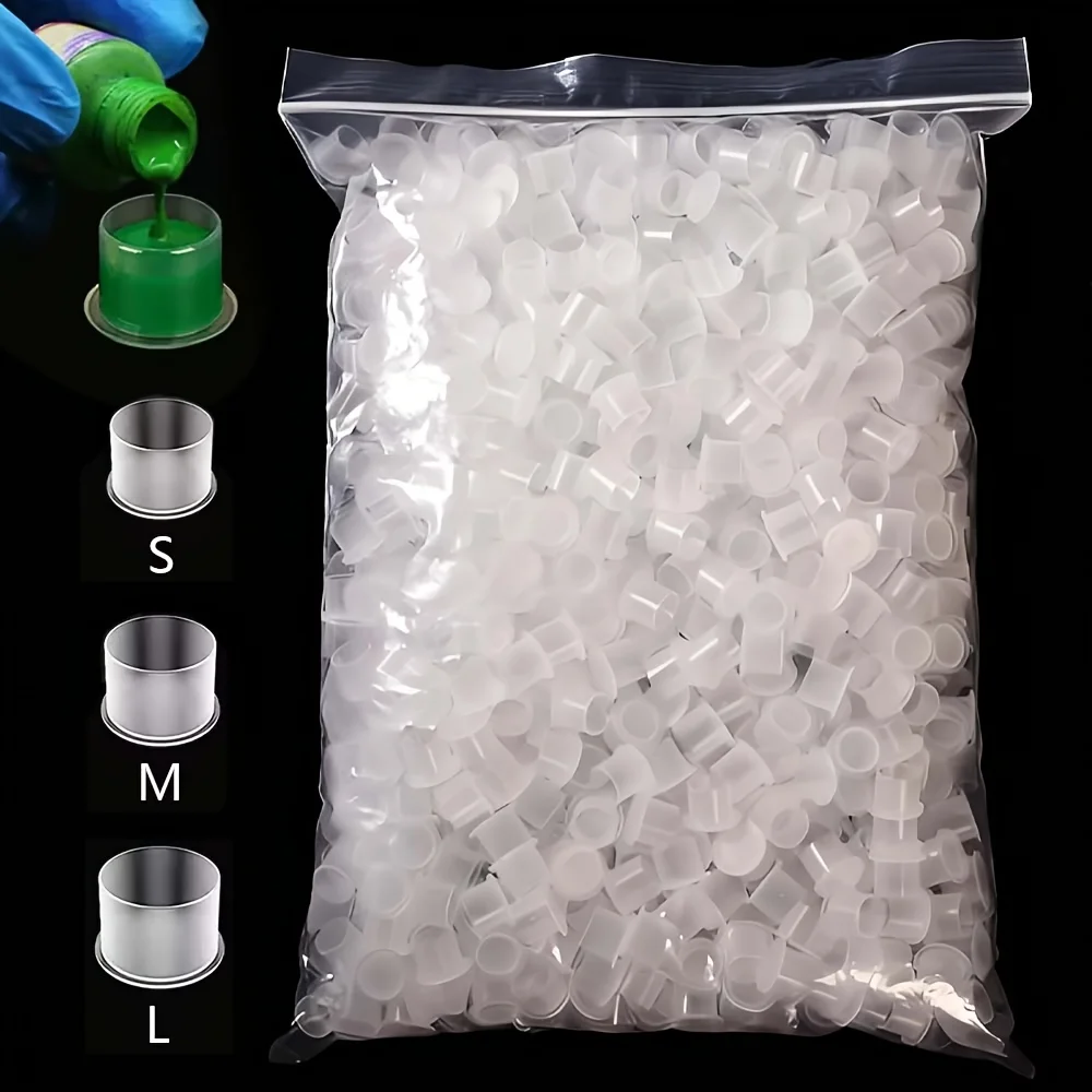 

High-Quality Plastic Tattoo Ink Cup Lids | Tattoo Ink Cups for Tattoo Machines and Pen Guns