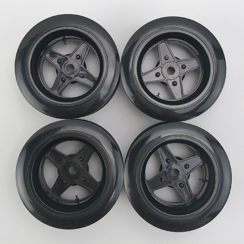 4pcs 9mm Offset RC Car 1/10 Scale Plastic Wheels Rims Drift On road Touring Model Hobby