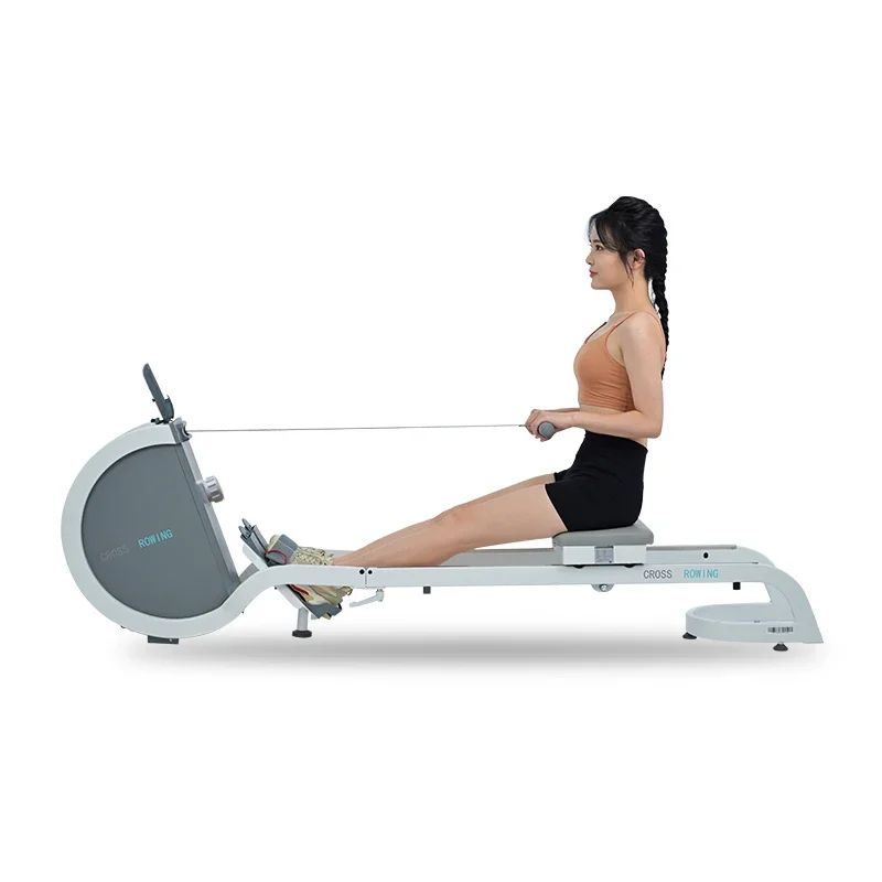 

YY Home Fitness Equipment Magnetic Control Mute Foldable Double Track Rowing Machine