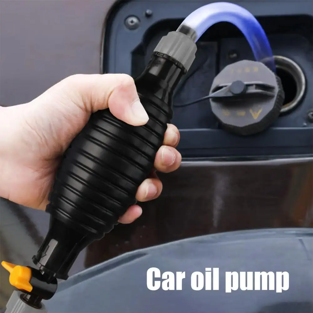 1 Pc Siphon Pump Easy Liquid Transfer Oil Extractor Hand Pump With Flow Valve And Knob Retaine For Fuel Diesel Oil 오일 펌프 수동 펌프