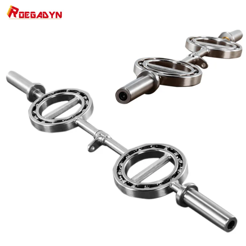 Fitness Eye Barbell Rod 360 Degree Tension Rod Multi-Angle Rotating Grip Deep Groove Ball Bearing Rods  Exercise biceps Training