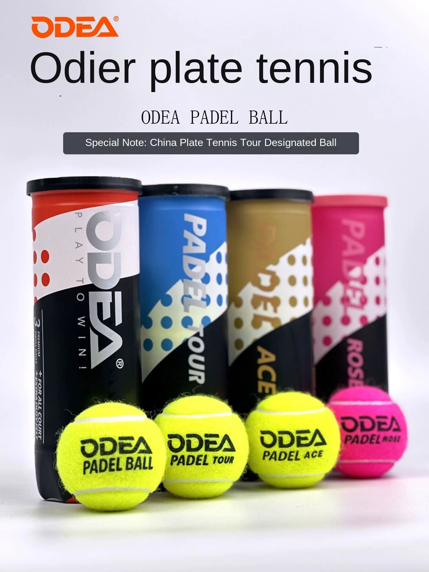 

Odea Profession Теннисные мячи для падель Матч для мячей Клетка для тенниса Высокая эластичность Прочный тренировочный мяч