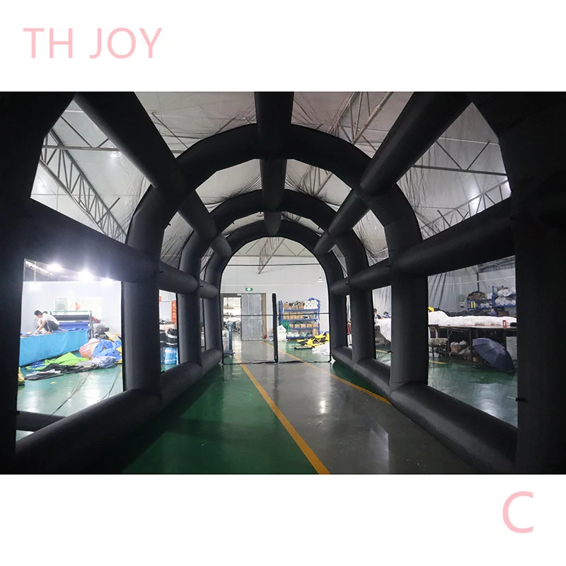 12x4x4m inflatable batting cages customized inflatable baseball solfball battle pitching cage