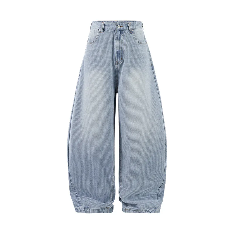 

Мужская одежда | Джинсы Scimitar с узлом, весна-лето 25, новые уличные широкие брюки Clenfit, свободные повседневные брюки