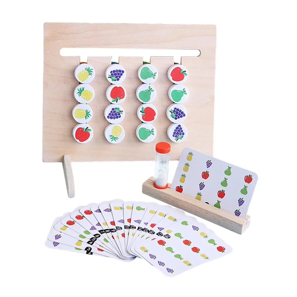 Wooden Educational Shape Color Sorting Preschool Matching 1 for Toddler 3+ Years Old