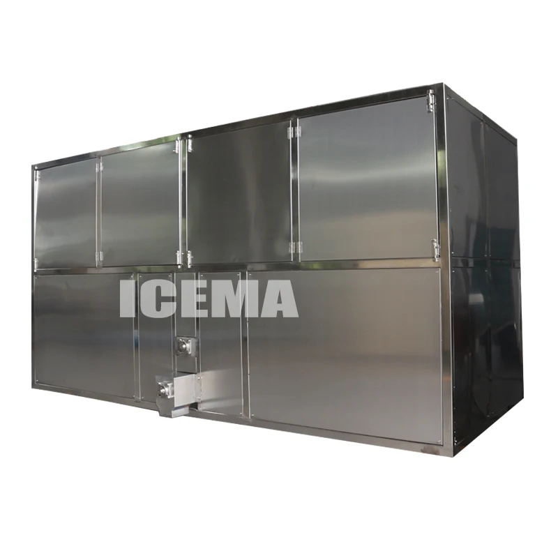Professional 4000kg/24h Ice Cube Maker Ice Machine Industrial Coffee Bar/Restaurant/Shop South Africa Europe Asia