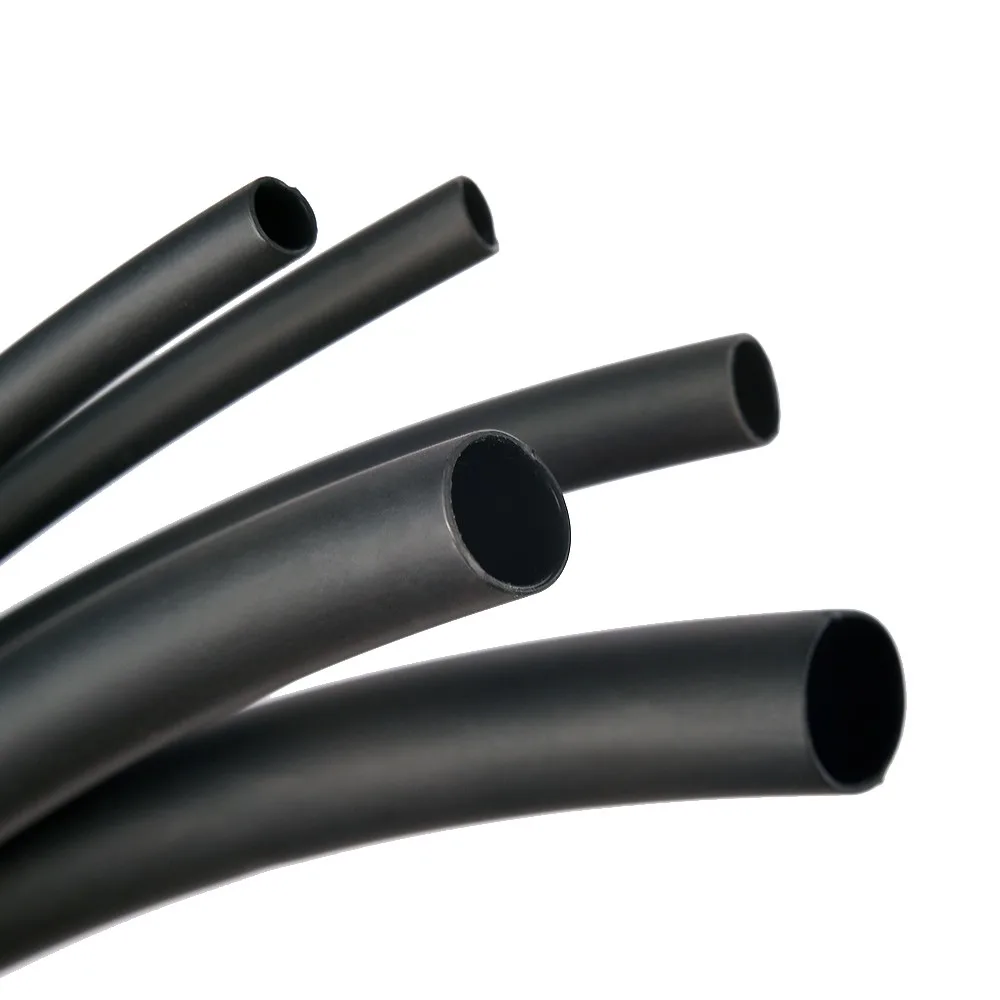 10 METER/LOT BLACK 0.6mm 0.8mm 1mm 1.5mm 2mm 2.5mm 3mm 3.5mm 4mm 5mm 6mm 7mm 8mm 9mm 10mm 11mm 12mm 13mm Heat Shrink Tubing Tube