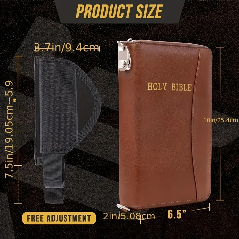 ของขวัญสําหรับพ่อของชายปกปิดกระเป๋าถือปืน,หนังนุ่มปืนพก,ซิปล็อค, ปืนพกสําหรับจัดเก็บหรือ Trans