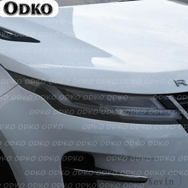 

Car Headlight Tint Smoked Black Protective Film TPU Stickers For Range Rover Evoque 2012-2018 Accessories Anti-Scratch Repair