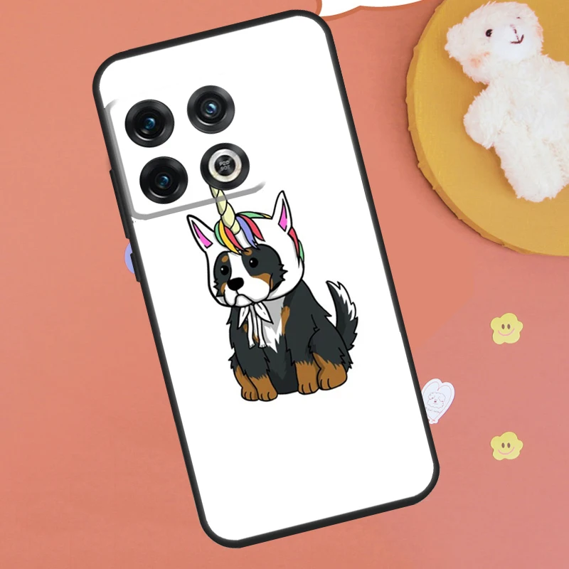 Funny Bernese Mountain Dog Case For OnePlus 12 12R 11 9 10 Pro 10R 10T OnePlus Nord CE4 2T N10 N20 CE 2 3 Lite Cover