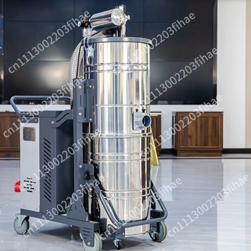 High-pressure industrial mobile vacuum cleaner, high-power, portable mobile dust collector, used in factory workshops