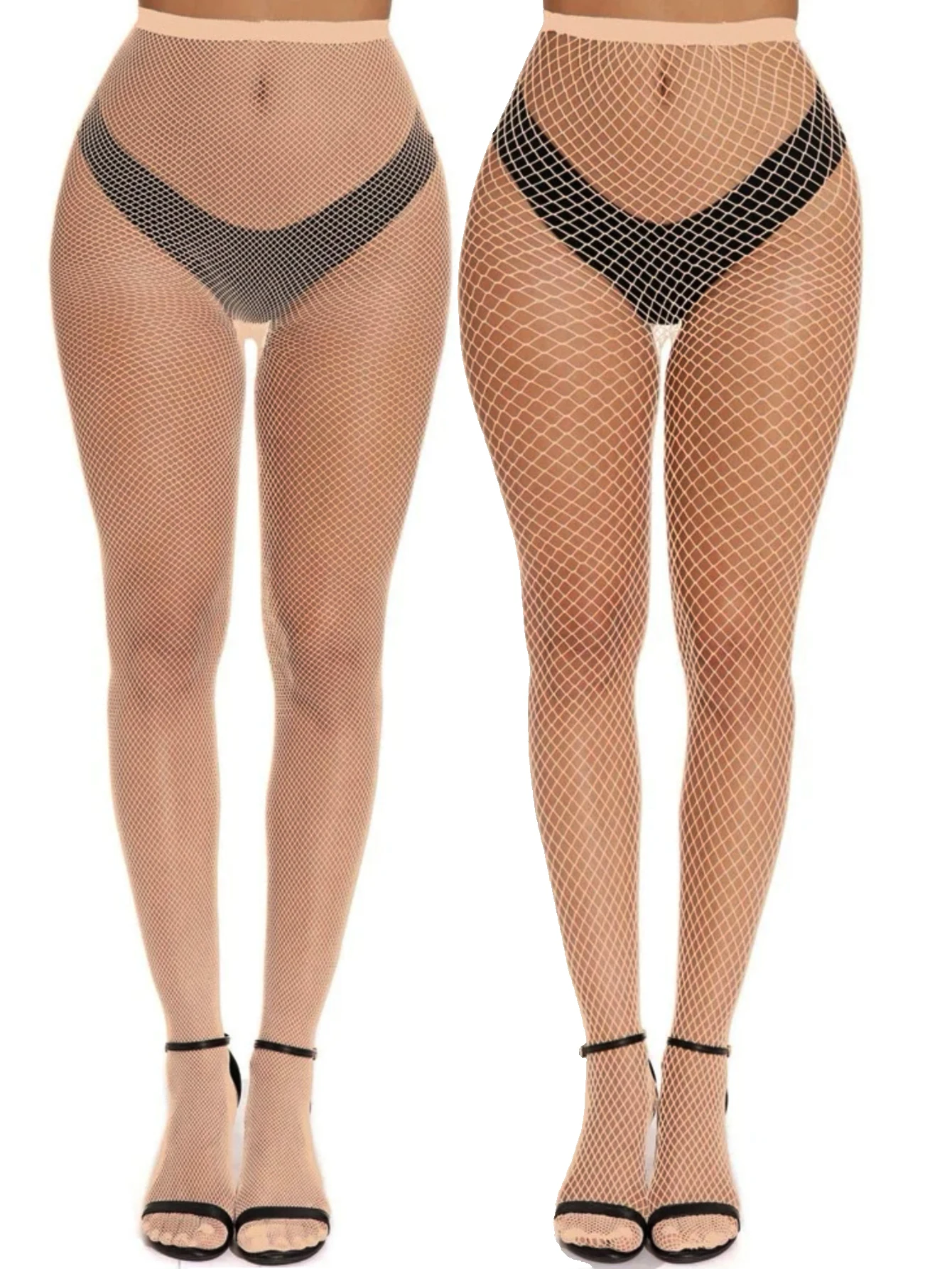Sexy Netzstrumpfhose für Damen, Durchbrochene Fischnetz-Strümpfe, Club-Party-Strumpfwaren, Sexy Cosplay-Strumpfhose für Studentinnen und Mädchen – Detail 8