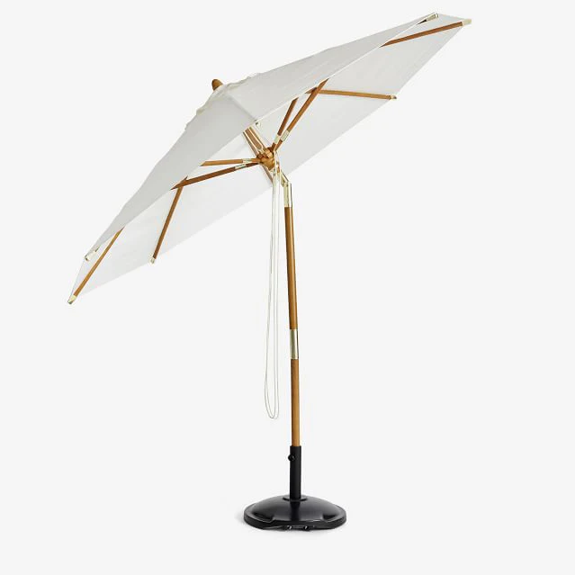 Folding Sun Outdoor Beach Umbrella Chinese Garden Parasol For UV Resistant