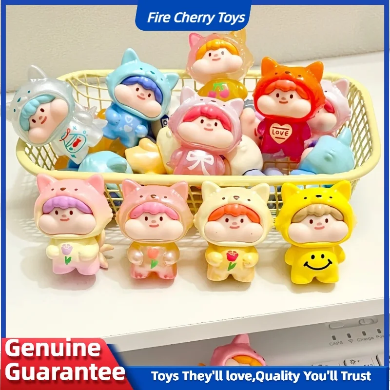 

Meatball Cotton Candy Little Fox Fairy Series Blind Box Mystery Box Doll Kawaii Action Figure Surprise Box Decoration Toys Gifts