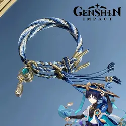 Game Genshin Impact Wanderer Scaramouche Cosplay Balladeer Bracelet Unisex Rope Chain Bracelets Jewelry Accessories