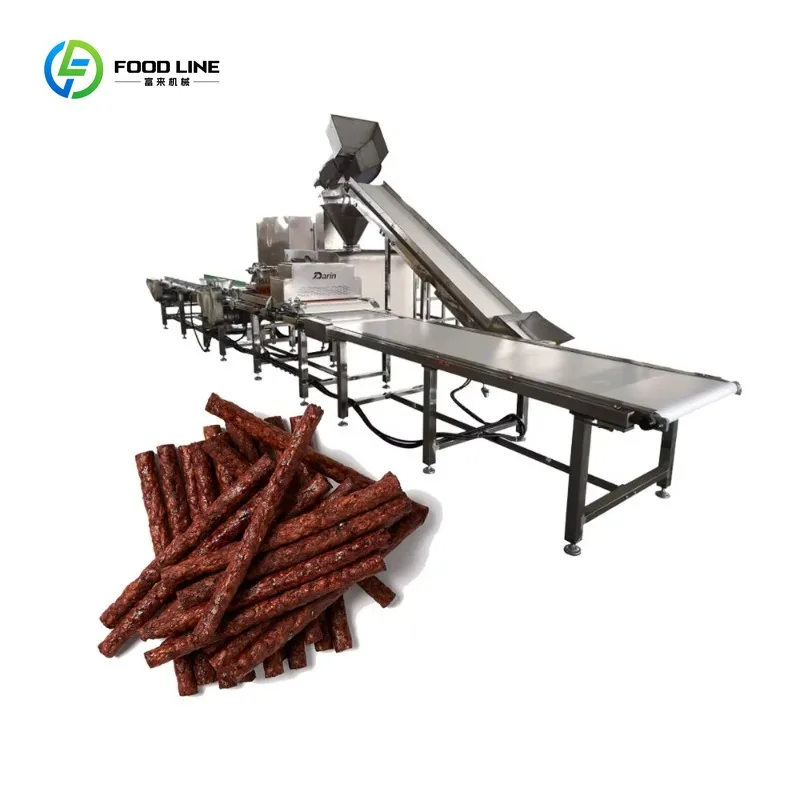 Factory Proprietary  Dog Food Pellet Making Extruder Meat Strip Cutting Machine Dog Meat Strip Extrude Production Machine