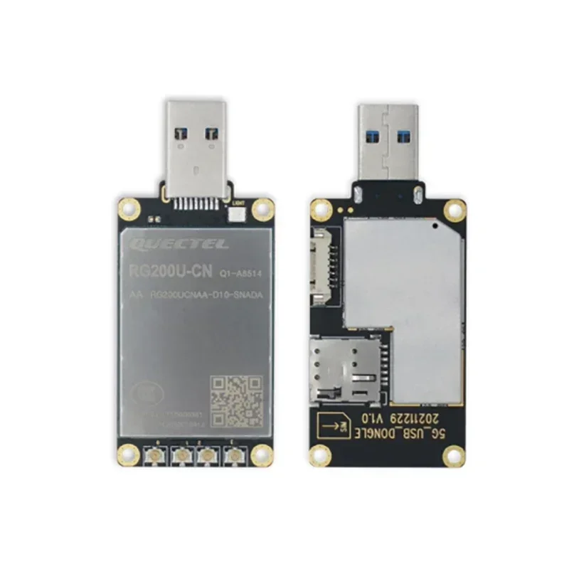 in stock Quectel Small size 5G USB3.0 DONGLE Sim Card RG200U-CN 5g Module Adapter Board Support TTL Level UART Communication