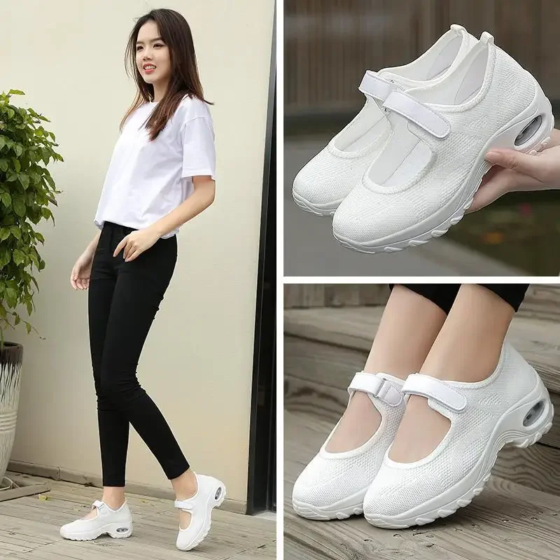 

Women's Shoes Spring/Summer 2024 New All-Match Super Hot White Shoes Board Shoes Niche Sports Tenis