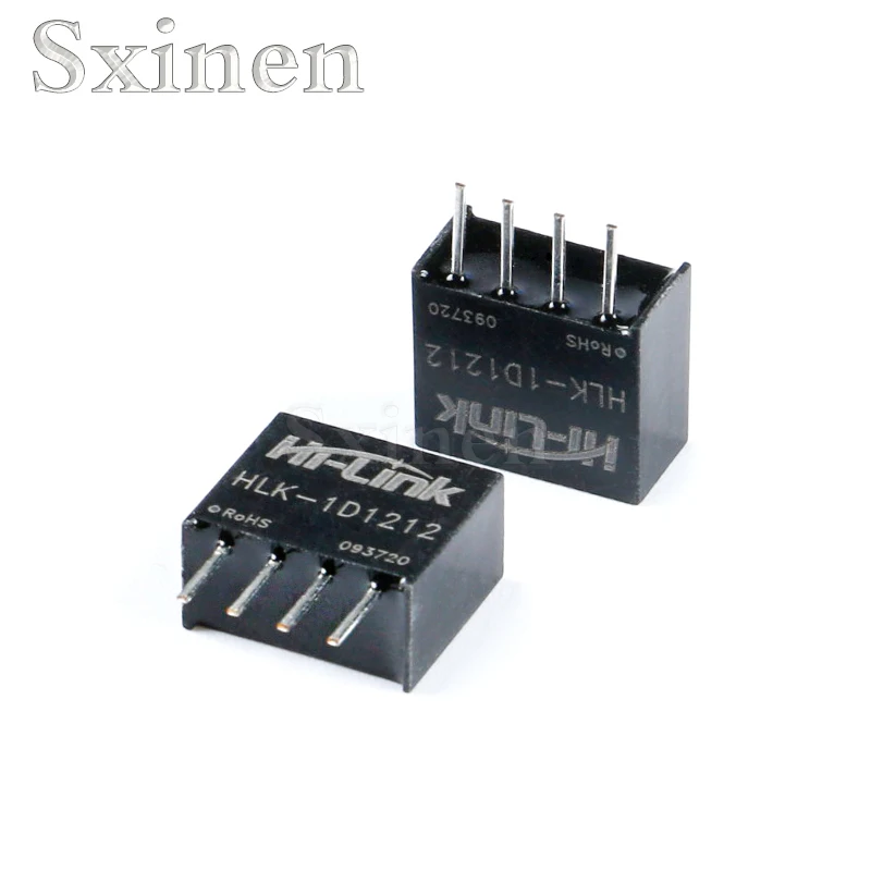 10PCS/LOT 1W DC-DC Low Power Unregulated Power Module 12V to 12VSIP HLK-B1212S-1WR3