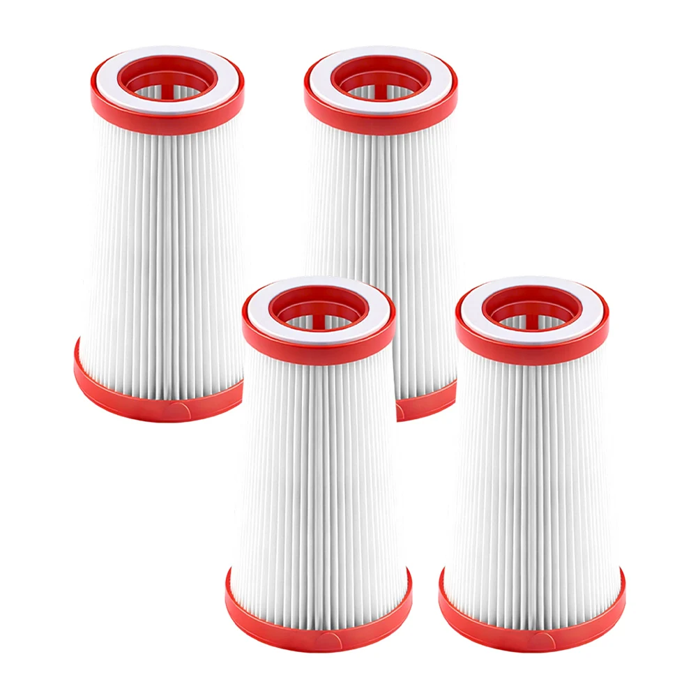 Vacuum Cleaner Filter Compatible with For E401CN ABS Construction Dust for capture Enhancement 2 4 6 12 pcs Red White Set