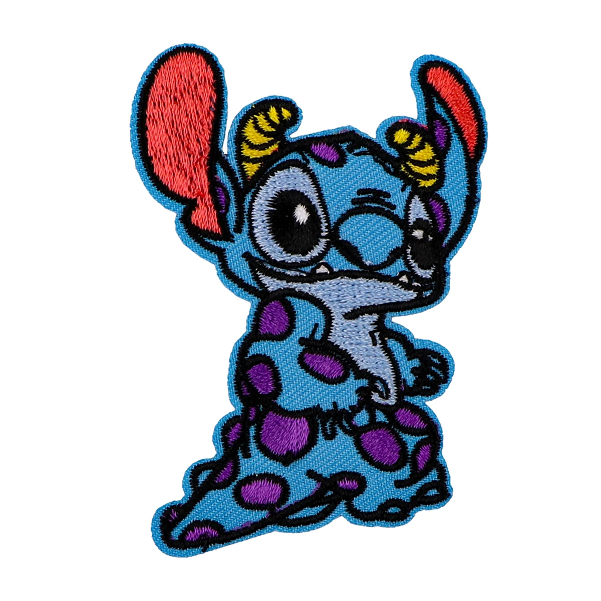 Cute Alien Patches For Clothing Monster Patches Appliques Iron on Badges Clothes Stickers DIY Sewing Embroideriy Stripes